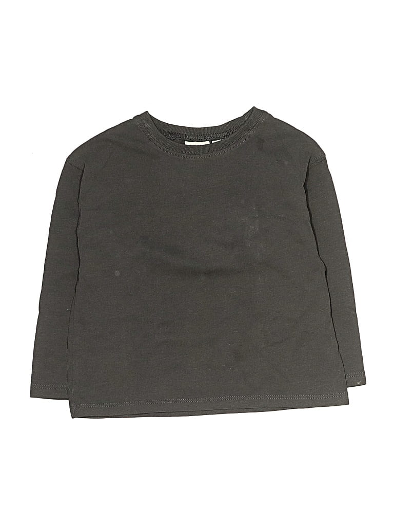 Pre-owned Zara Kids' 3/4 Sleeve T-shirt In Gray