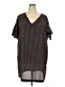 Violeta by Mango 100% Polyester Polka Dots Black Casual Dress Size XXL - photo 1