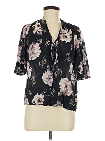 Rebecca Taylor Short Sleeve Blouse (view 1)
