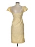 Abaete Color Block Stripes Yellow Casual Dress Size 0 - photo 2