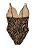 J.Crew Animal Print Brown One Piece Swimsuit Size 14 - photo 2