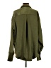 Good American 100% Polyester Solid Green Long Sleeve Blouse Size 1/2 - photo 2