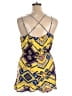 Xhilaration 100% Rayon Yellow Romper Size XL - photo 2