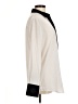 Nine West 100% Polyester Color Block Ivory Long Sleeve Blouse Size M - photo 4