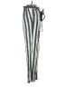American Eagle Outfitters 100% Viscose Stripes Silver Casual Pants Size S - photo 4