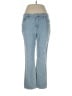 Paige Chevron-herringbone Blue Jeans Size 30 waist - photo 1