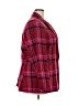 Nine West Plaid Red Blazer Size XXL - photo 4