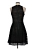 BCBGMAXAZRIA Stripes Black Cocktail Dress Size M - photo 2