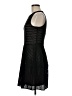 BCBGMAXAZRIA Stripes Black Cocktail Dress Size M - photo 5