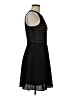 BCBGMAXAZRIA Stripes Black Cocktail Dress Size M - photo 4