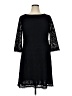 Chico's 100% Polyester Black Casual Dress Size 14 - photo 1