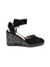 Stuart Weitzman Black Wedges Size 9 - photo 1