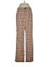 Unbranded Plaid Brown Casual Pants Size XS (estimated) - photo 1