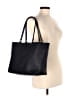 Tory Burch 100% Leather Solid Black Gray Leather Tote One size - photo 2