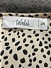 Talula Animal Print Tan Casual Dress Size 2X - photo 7