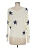 Hem & Thread Stars Ivory Long Sleeve Top Size M - photo 2