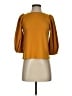 Green Envelope Gold 3/4 Sleeve Top Size XS - photo 1
