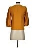 Green Envelope Gold 3/4 Sleeve Top Size XS - photo 2