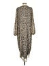 Banana Republic 100% Polyester Animal Print Brown Casual Dress Size S - photo 2