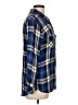 Rails 100% Viscose Rayon Plaid Blue Long Sleeve Button-Down Shirt Size L - photo 4