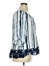 C established 1946 100% Rayon Blue 3/4 Sleeve Blouse Size XL - photo 4