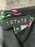 1.State 100% Polyester Black Long Sleeve Blouse Size XL - photo 7