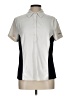 IZOD Color Block Ivory Short Sleeve Blouse Size L - photo 1
