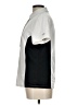 IZOD Color Block Ivory Short Sleeve Blouse Size L - photo 5