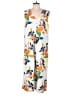 Roller Rabbit Print Multi Color White Jumpsuit Size M - photo 1