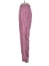 Unbranded 100% Silk Checkered-gingham Pink Silk Pants Size 4 - photo 5