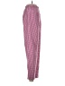Unbranded 100% Silk Checkered-gingham Pink Silk Pants Size 4 - photo 4