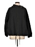 Eileen Fisher Solid Black Windbreaker Size L - photo 1