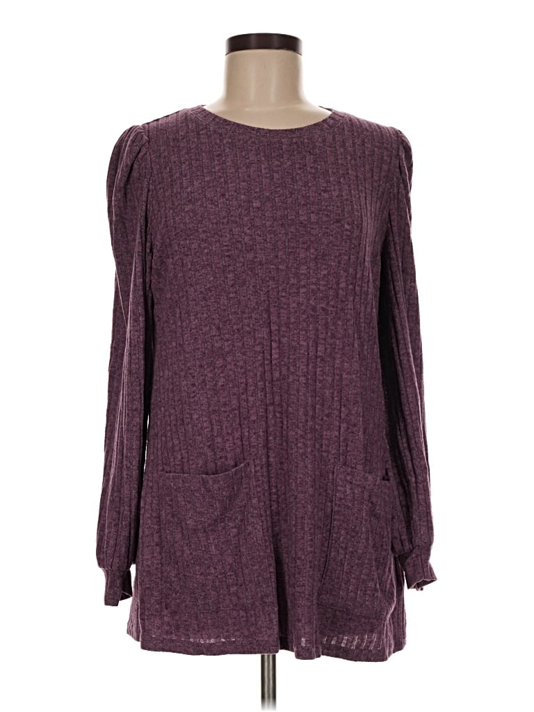 Pre-owned Ofeefan Casual Dress In Burgundy