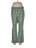 On 34th Houndstooth Green Casual Pants Size L - photo 1