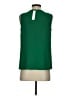 Trina Turk 100% Polyester Green Sleeveless Blouse Size S - photo 2