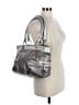 B Makowsky 100% Leather Gray Leather Shoulder Bag One size - photo 2