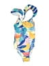 Unbranded Tropical Blue One Piece Swimsuit Size 4T - photo 1
