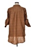 Shein Curve 100% Polyester Brown 3/4 Sleeve Blouse Size 16 Plus (2) - photo 2