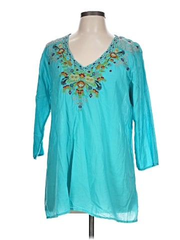 Johnny Was 3/4 Sleeve Blouse (view 1)