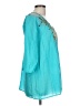 Johnny Was Teal 3/4 Sleeve Blouse Size L - photo 4