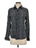 Jean-Pierre Klifa 100% Rayon Print Black Long Sleeve Button-Down Shirt Size S - photo 1
