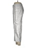 Old Navy 100% Cotton Metallic Silver Jeggings Size 14 - photo 5