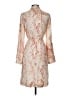Cupcakes & Cashmere 100% Polyester Ivory Trenchcoat Size XS - photo 2