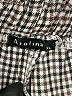 Arolina 100% Polyester Houndstooth Gray Casual Pants Size XL - photo 4