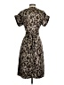 J.Crew 100% Polyester Animal Print Brown Cocktail Dress Size XXS - photo 2