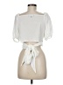 Lulus White Short Sleeve Top Size M - photo 2