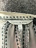 Lucky Brand 100% Polyester Ivory 3/4 Sleeve Blouse Size L - photo 7