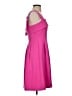 DKNY Solid Pink Cocktail Dress Size 4 - photo 4