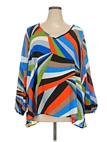 Ashley Stewart 3/4 Sleeve Blouse (view 1)