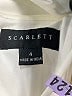 Scarlett 100% Polyester Ivory Cocktail Dress Size 4 - photo 7